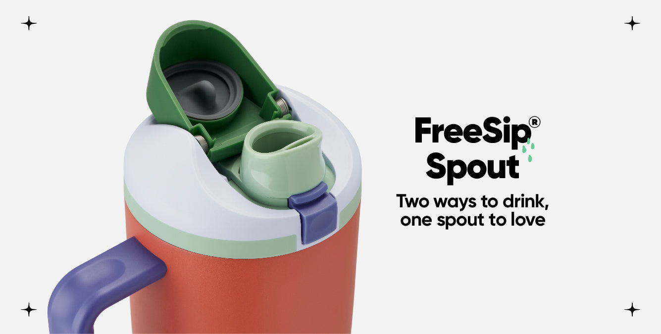 FreeSip Tumbler spout feature